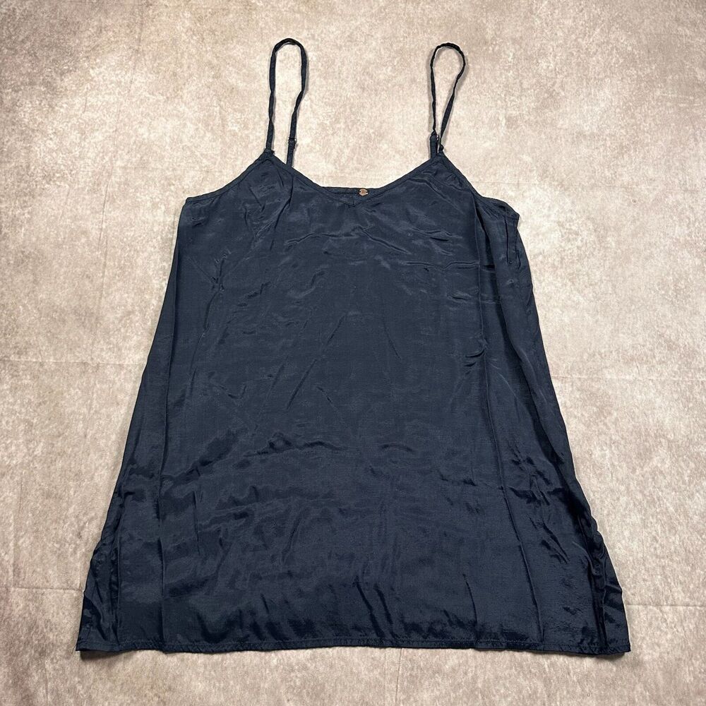 FP One Free People Top Womens Medium Black Featherweight Tank Top Casual Comfort